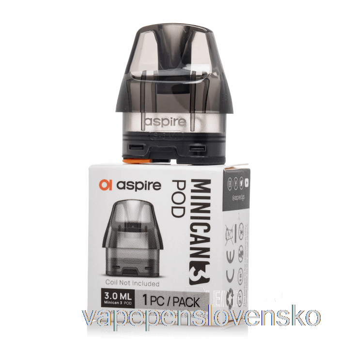 Aspire Minican 3 Náhradné Kapsuly 3ml Minican 3 Kapsuly Vape Pero